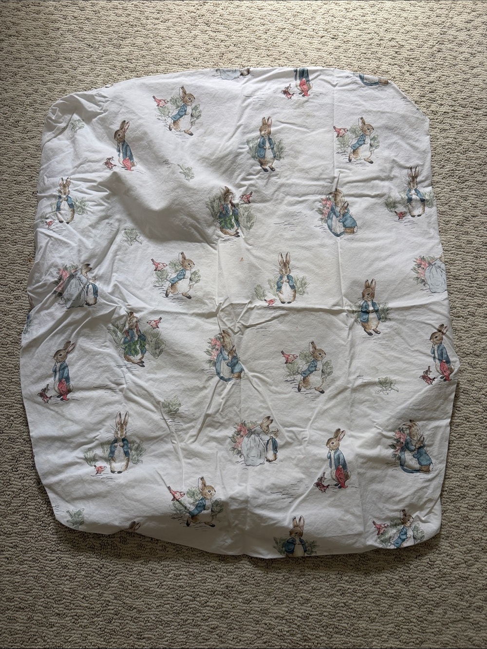 Pottery Barn Kids Peter Rabbit Crib Sheet